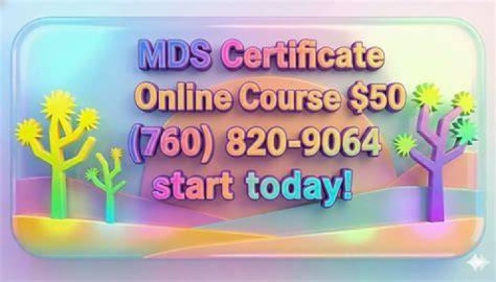 What is MDS certification