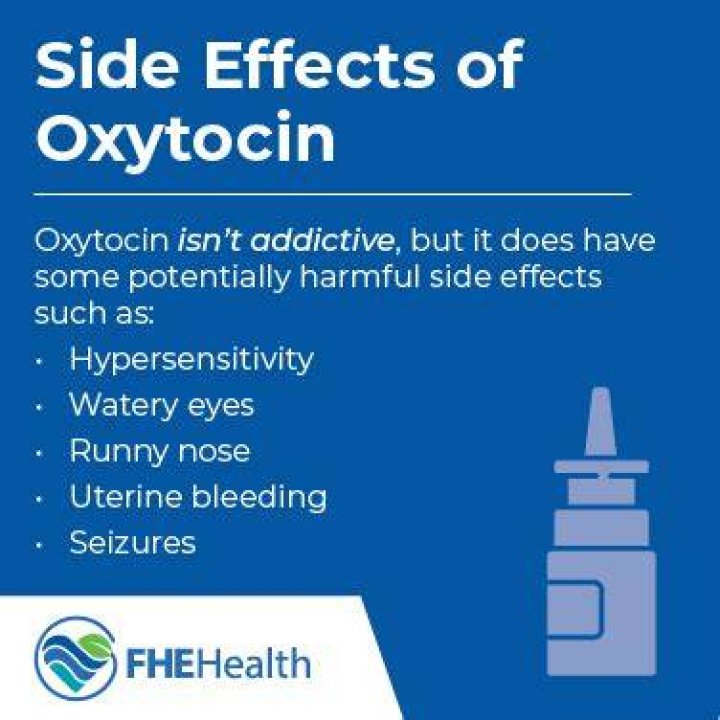 What is oxytocin side effects