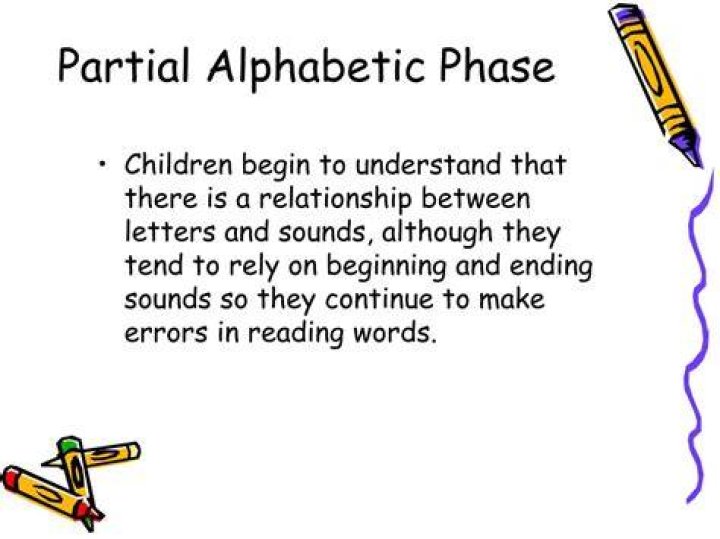 What is partial alphabetic stage
