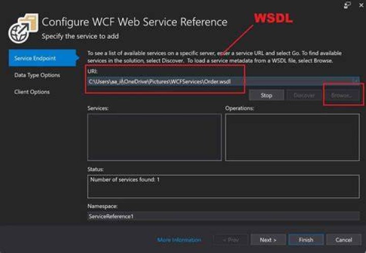 What is service proxy in WCF