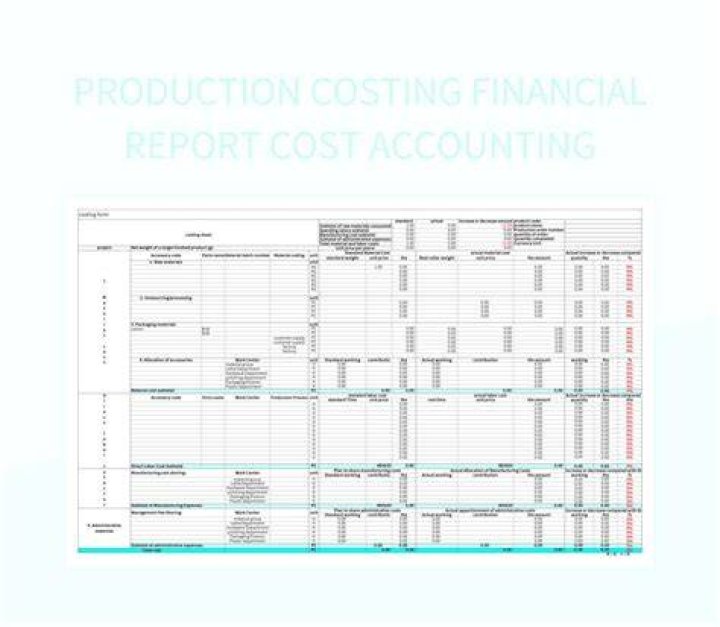 What is special report in Management Accounting