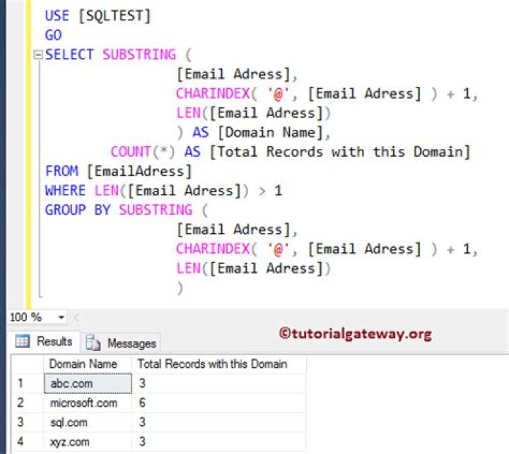 What is SQL extract function