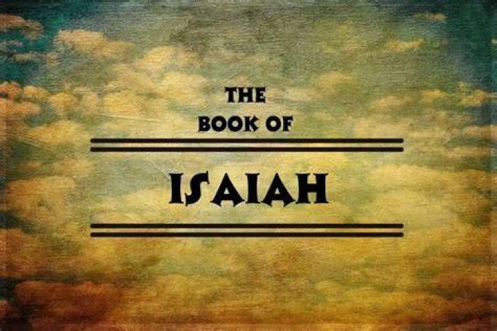 What is the book of Isaiah talking about