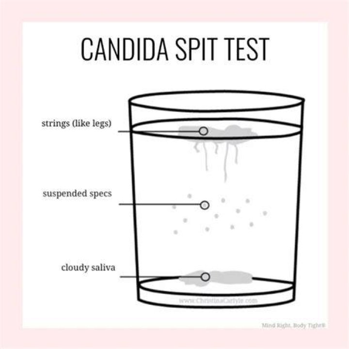 What is the Candida spit test