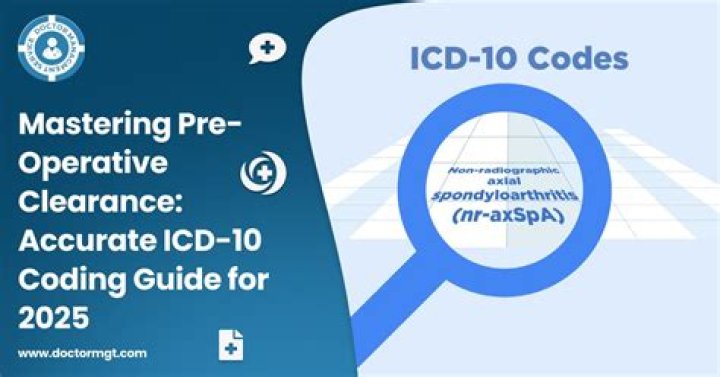 What is the ICD 10 code for surgical clearance