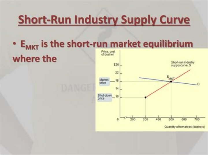 What is the industry supply curve