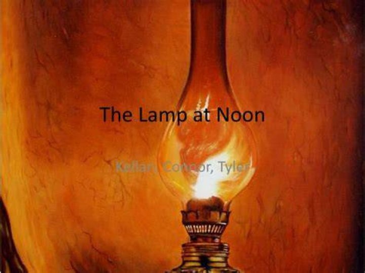 What is the lamp at noon about