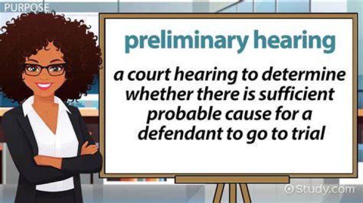 What is the main purpose of the preliminary hearing