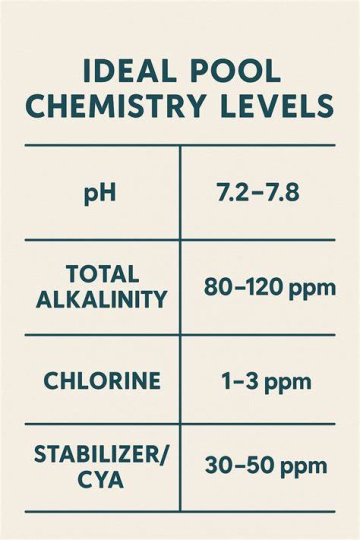 What is the proper level of total alkalinity in a pool