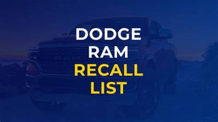 What is the recall on Dodge Ram trucks