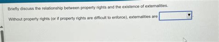 What is the relationship between externalities and property rights