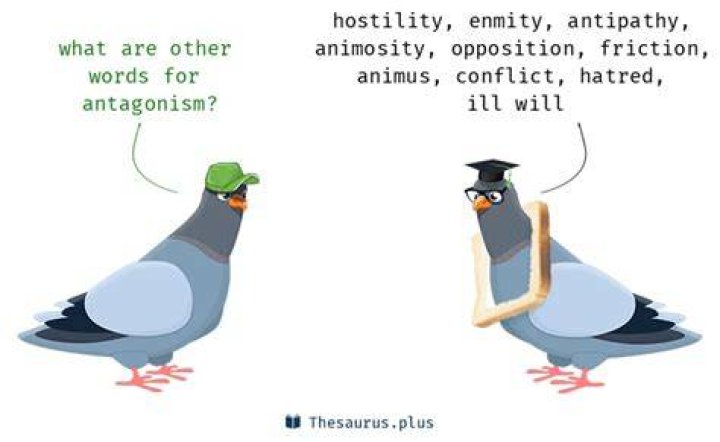What is the synonym of antagonism