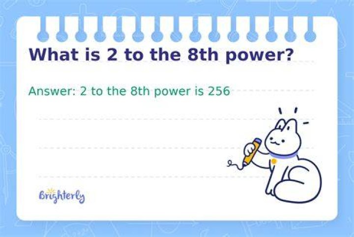 What is to the 8th power