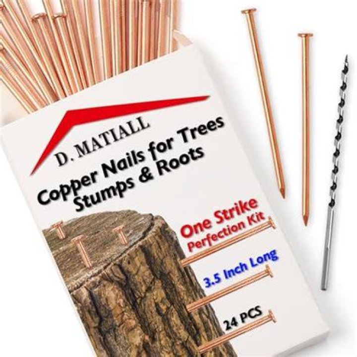 What kind of nails are safe for trees