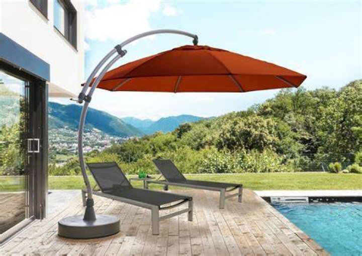 What makes a patio umbrella wind resistant