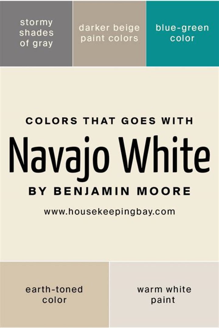 What paint color goes with Navajo White