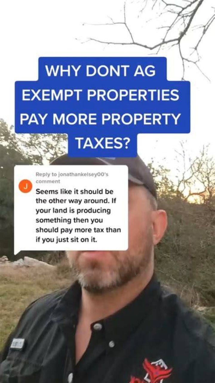 What properties are exempt from property taxes