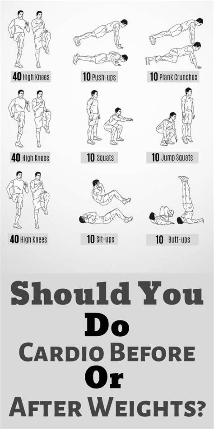 What should I do after cardio