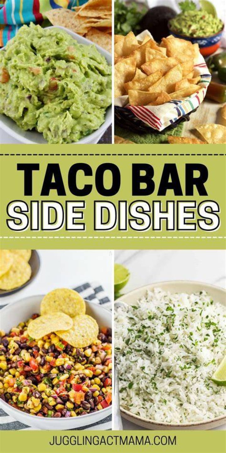 What sides to have with a taco bar