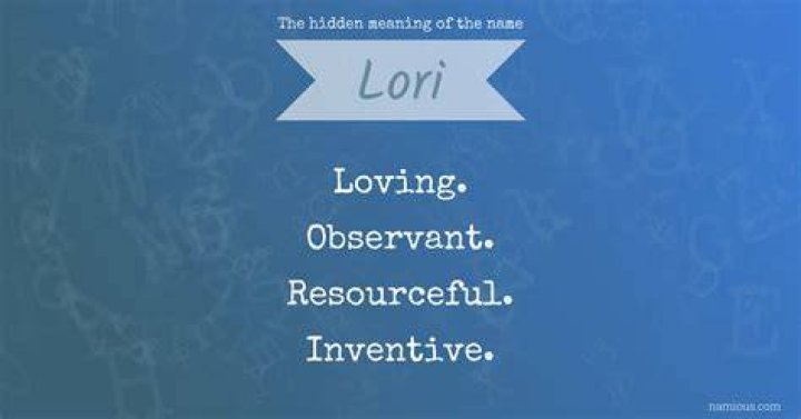 What the name Lori means
