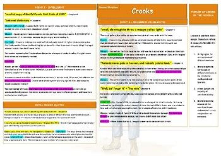 What type of character is crooks