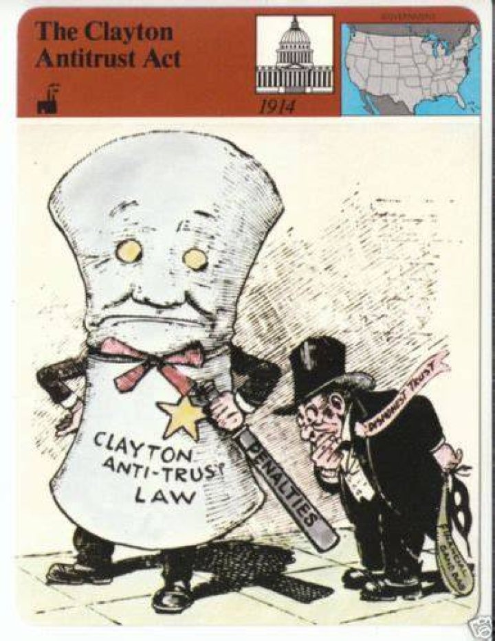 What was the Clayton Antitrust Act quizlet