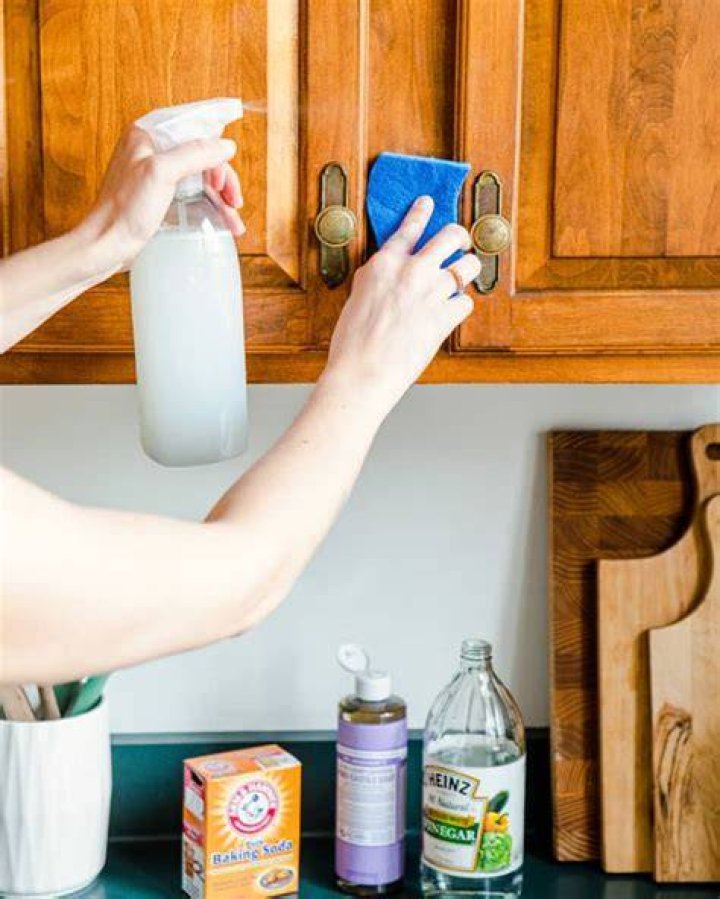 Whats the best thing to use to clean kitchen cabinets