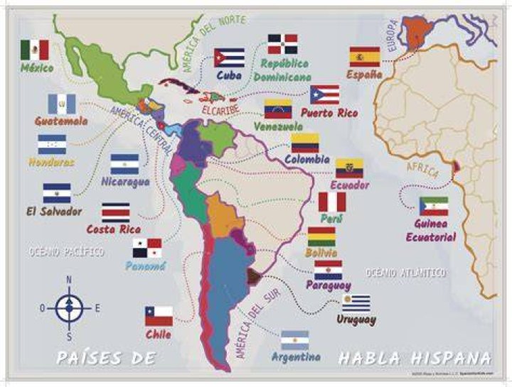 Where are Spanish speaking countries located