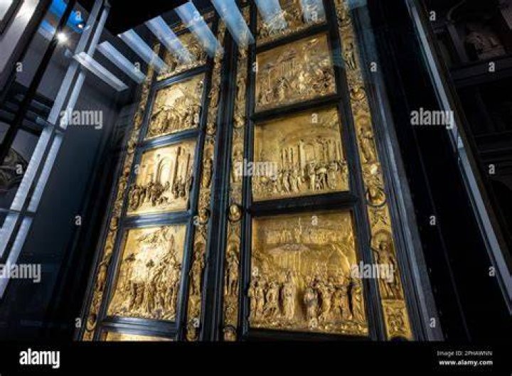 Where are the original baptistery doors