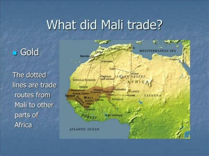Where did the Mali Empire trade