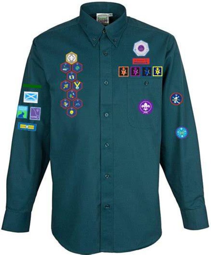 Where do the badges go on a Scout shirt