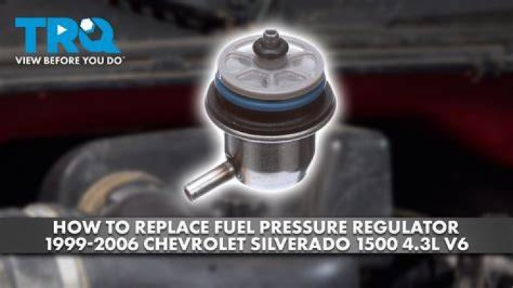 Where is the fuel pressure regulator located on 2005 Silverado
