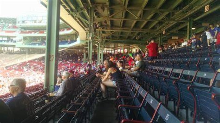 Where is the grandstand at Fenway Park