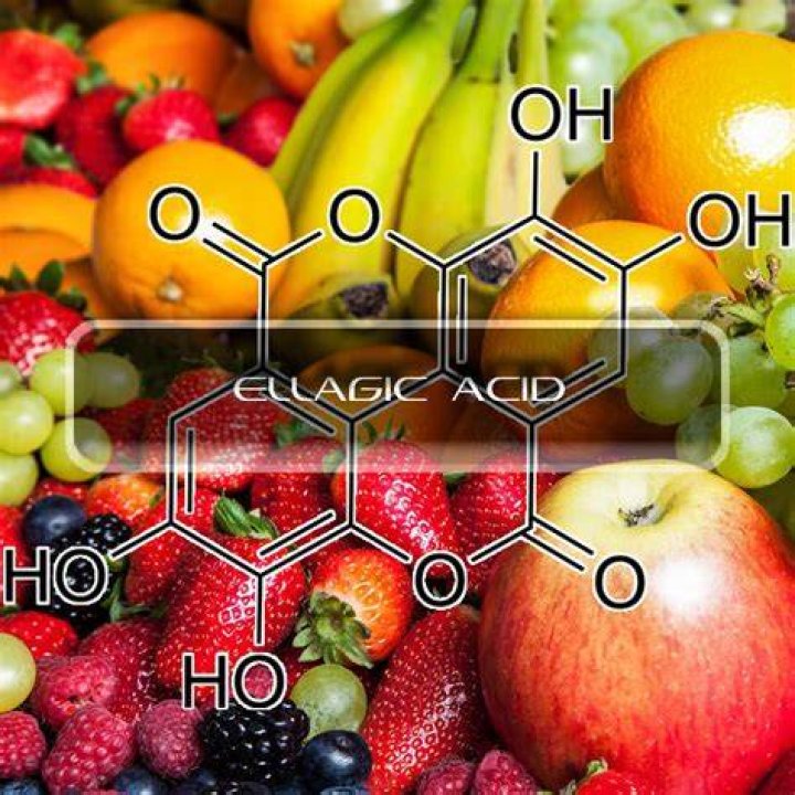 Which fruits contain ellagic acid