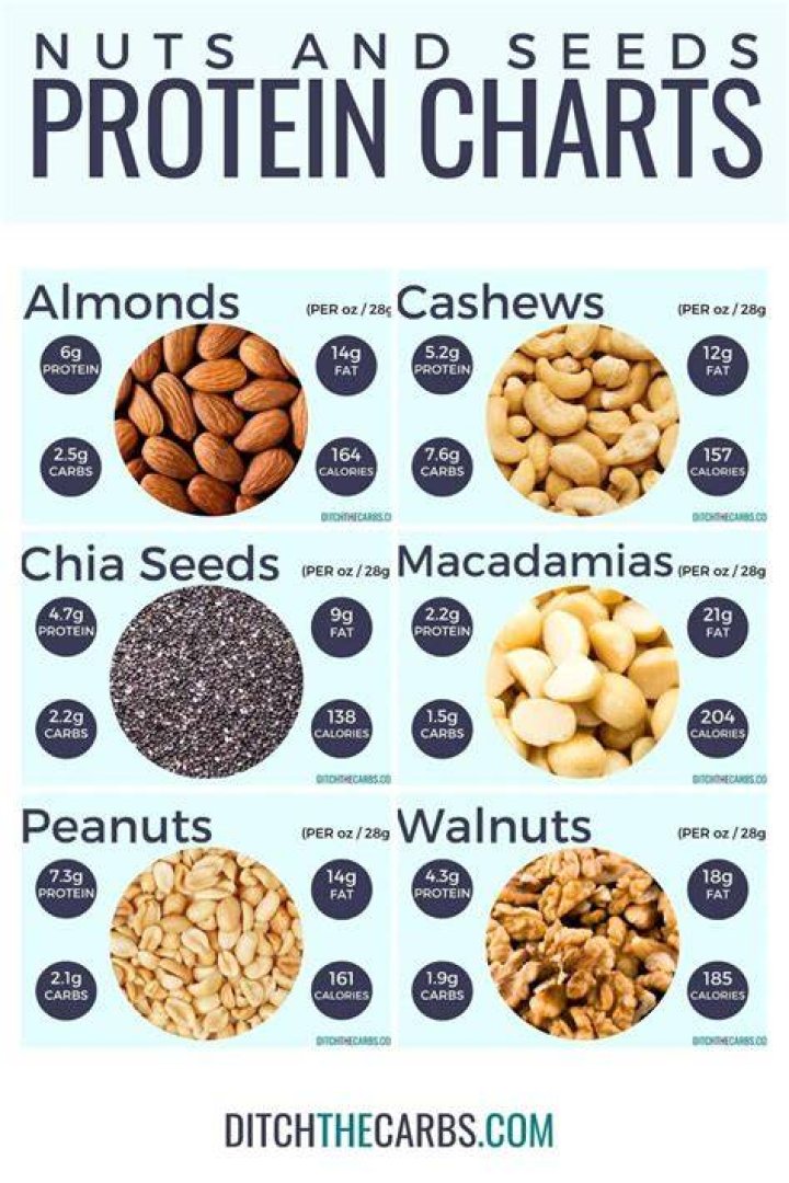Which nut is high in protein