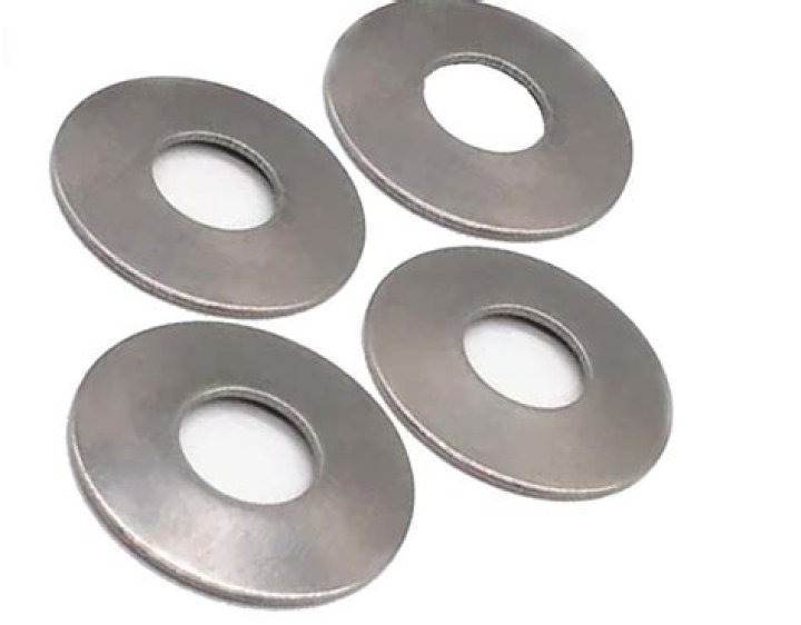 Which side is the beveled side of a washer