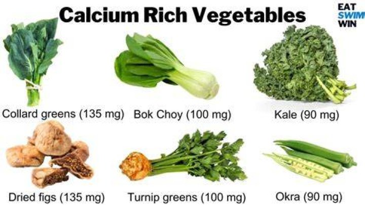 Which vegetables are high in calcium