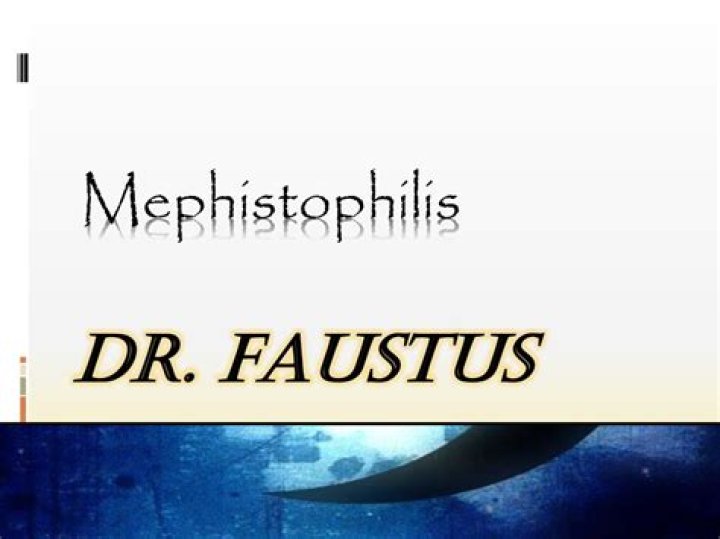 Who is Mephistophilis in Dr Faustus