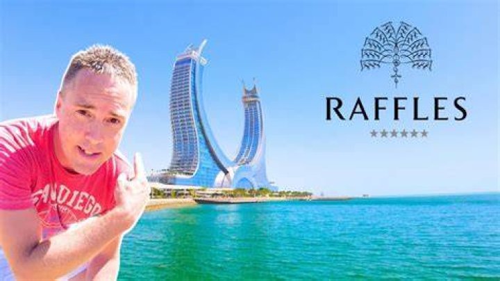 Who stayed at Raffles