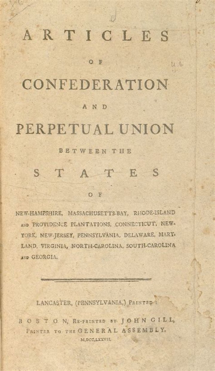 Who wrote the Articles of Confederation 1777