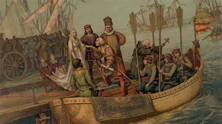 Why did Christopher Columbus set sail in 1492
