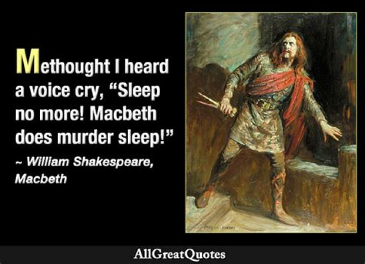 Why does Macbeth say he will sleep no more
