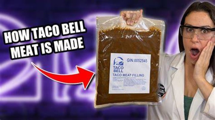 Why does Taco Bell meat taste different