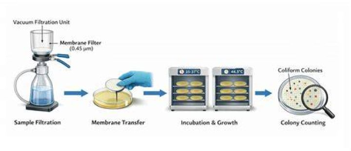 Why is Membrane filter technique used for enumerating coliforms