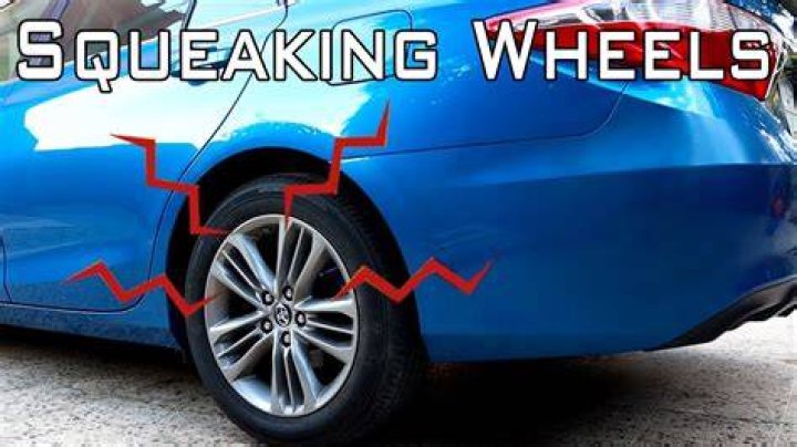 Why is my tire squeaking when I drive