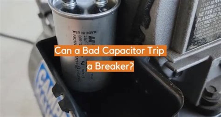 Will a bad run capacitor trip a breaker