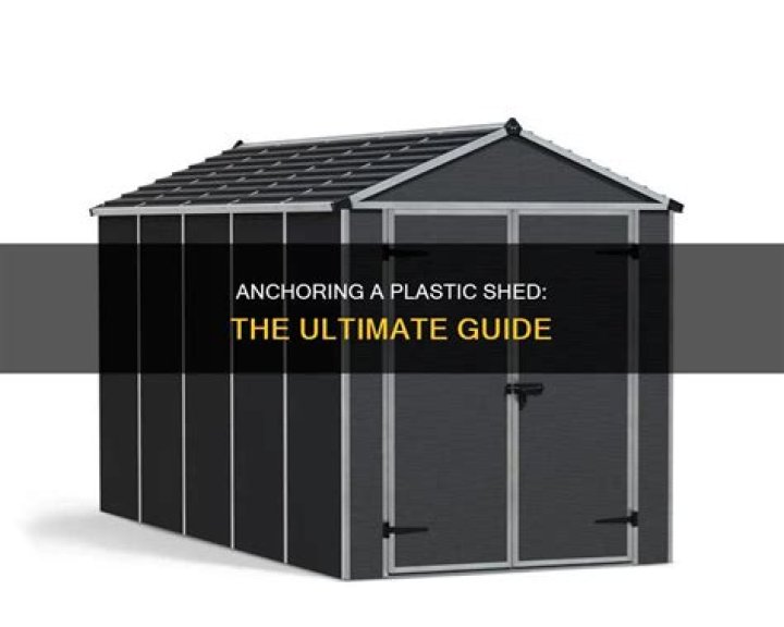 Will a plastic shed blown away